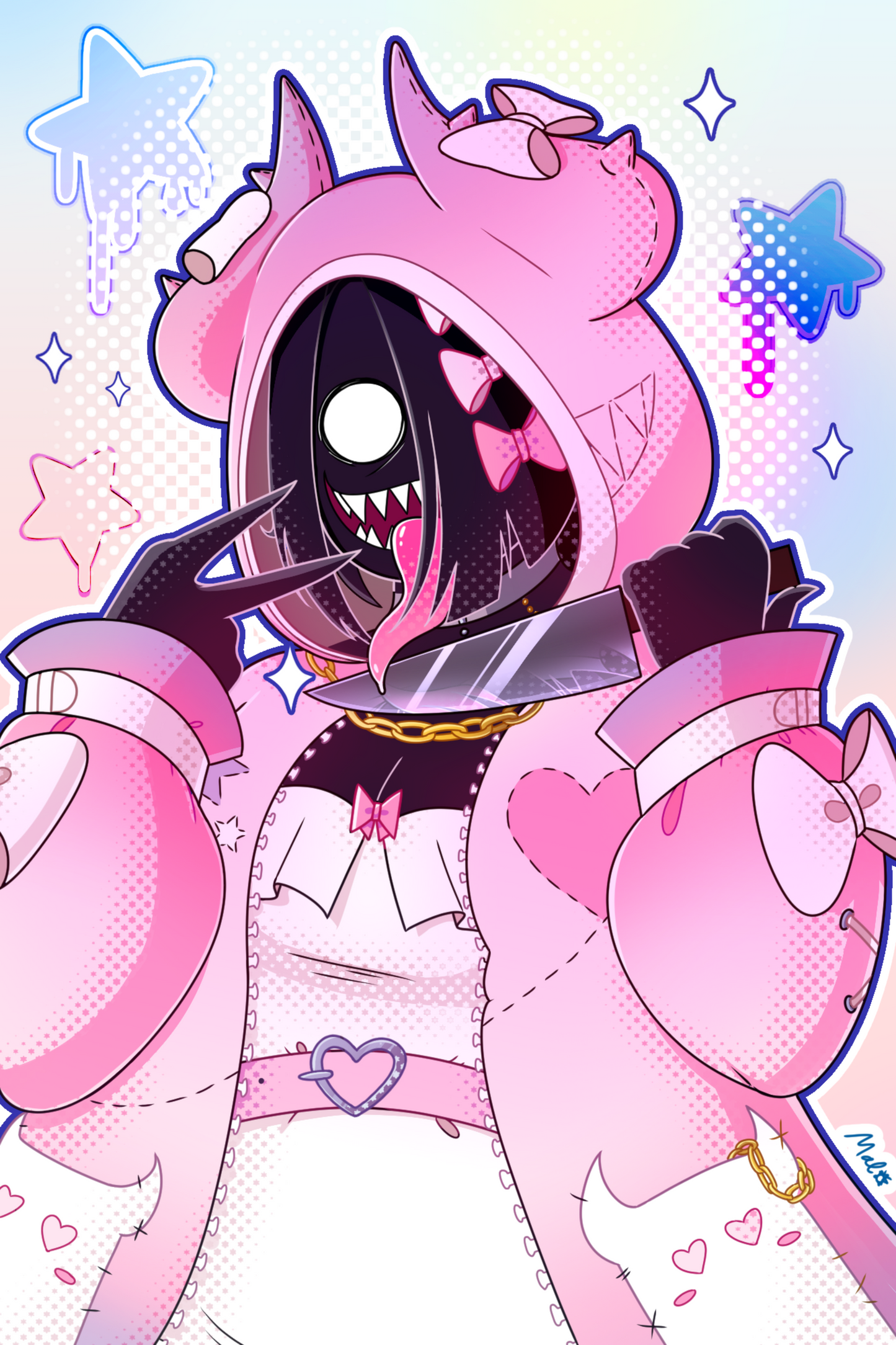 Malice Hoodie Print
