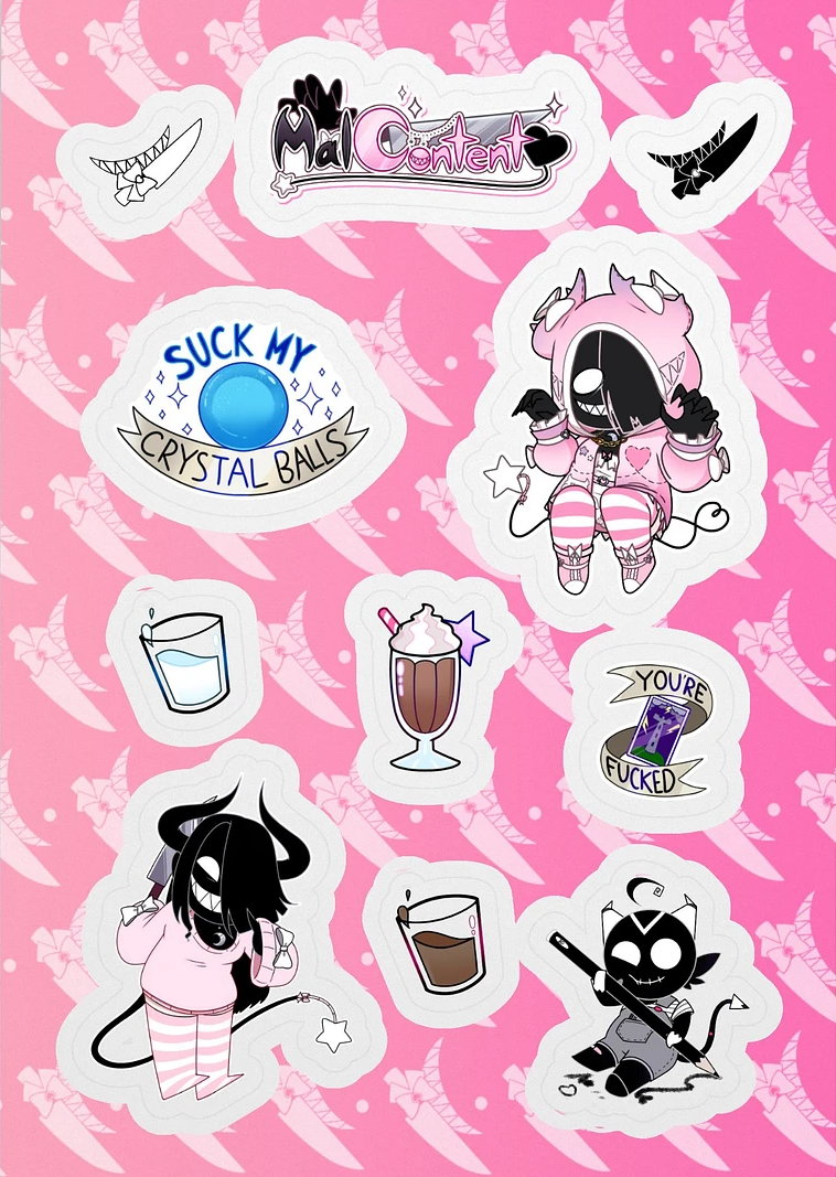 Malice Sticker Sheet